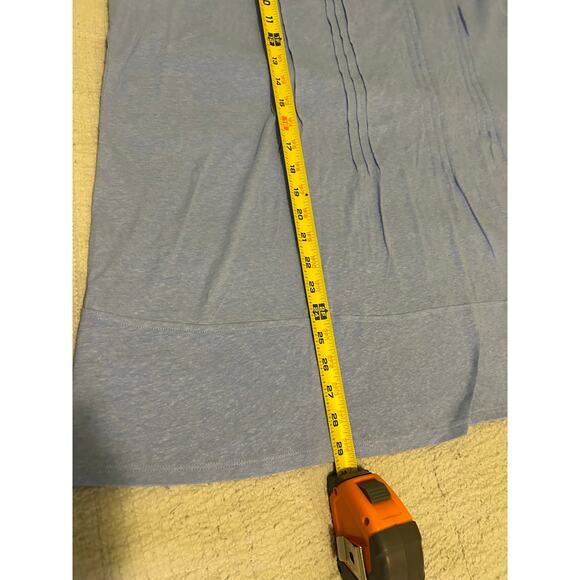 J.Jill Linen Blend Pintuck 2X Short Sleeve Split Neck Tunic Plus Sz NWT Casual - Picture 4 of 8